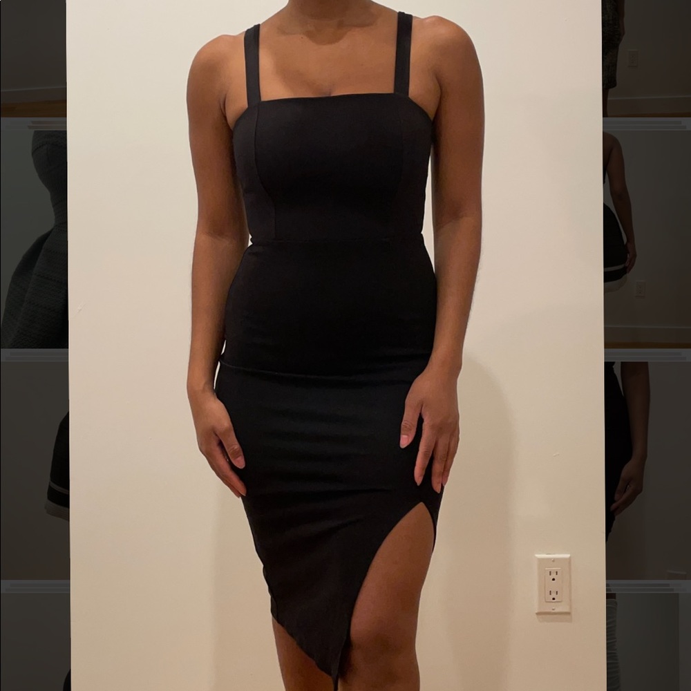 Square neck dress